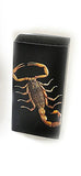 Real Black Emperor Scorpion Necklace Glow In the Dark Teardrop Real Nature Gift