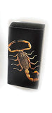 Real Bark Scorpion Necklace Teardrop Shaped Clear Real Nature Gift