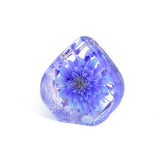 Real Flower Purple – Resin Tear Drop Paperweight (2.5” x 2.5” x 1.5”)
